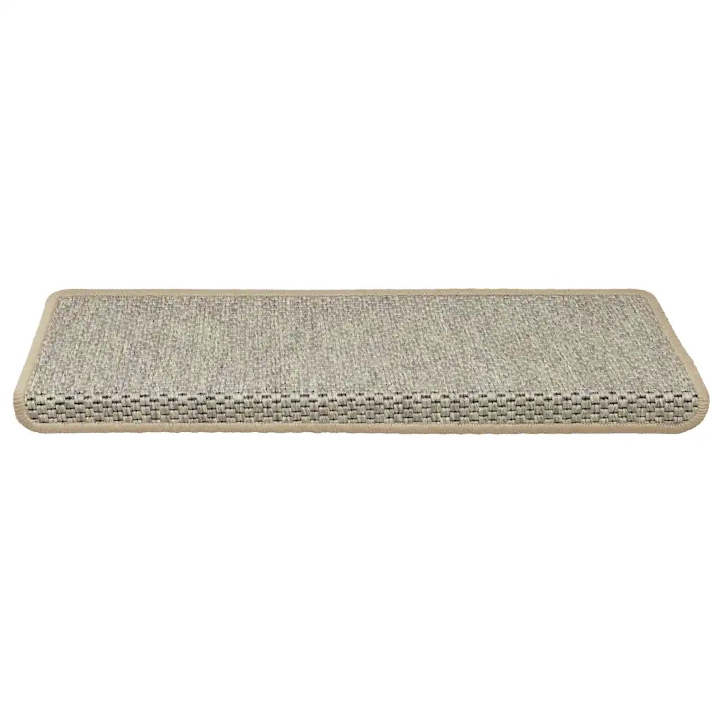 Tappeti Autoadesivi Scale Aspetto Sisal 30 pz | Gradini per Scale 65x21x4 cm Verde Chiaro
