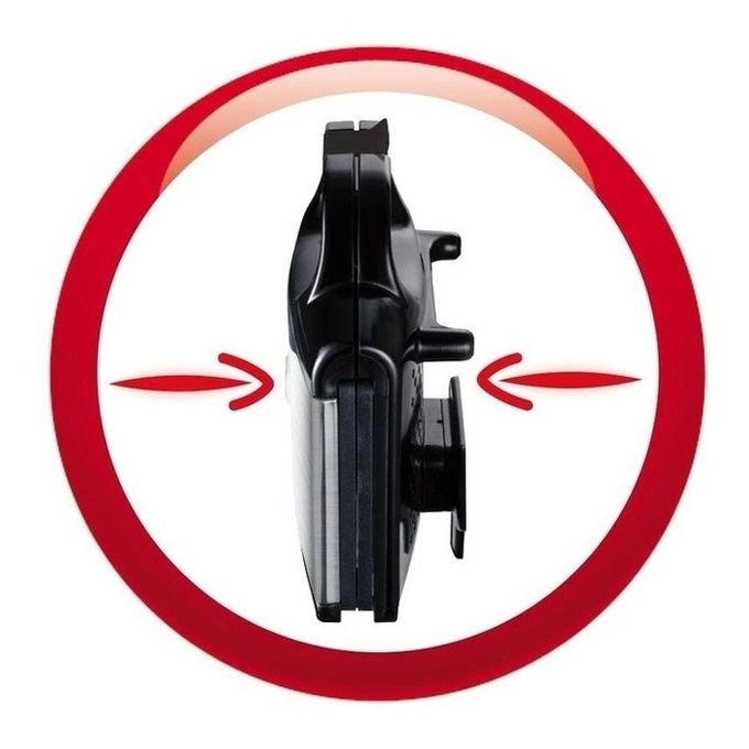 Moulinex Ultracompact Metal tostiera 700 W Nero, Argento