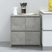 Credenza Grigio Cemento 70x41x75 cm in Truciolato cod mxl 11960
