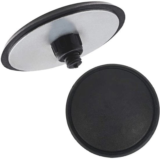 Stoppero Acqua-Resistente per Parafanghi - Diametro 46 mm - Gomma di Sigillatura - Viti di Montaggio - Materiale ABS di Alta Qualità - per Parafanghi Anteriori e Posteriori