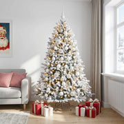 Albero di Natale Artificiale con Palline 210 cm 300 LED 3467093