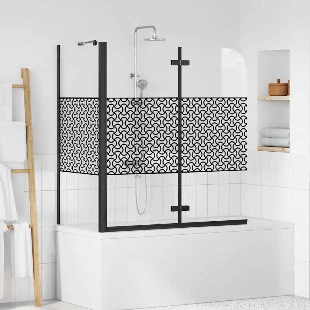 Chiusura per Bagno Geometrico Nero 120 x 67 x 129 cm 42018551