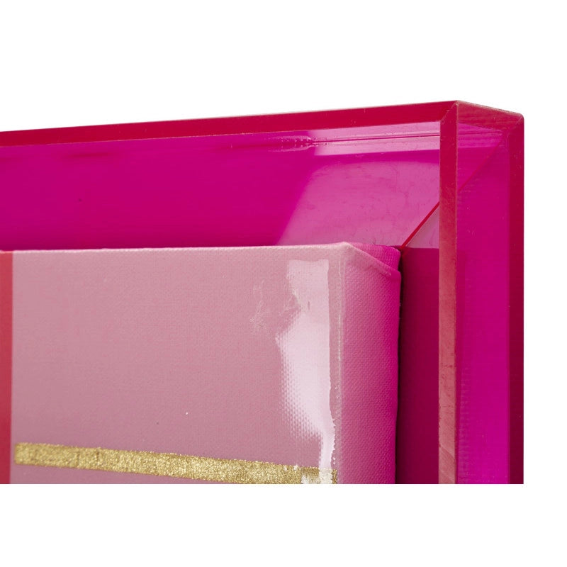 Stampa Su Tela Laccatto Acrylic Con Cornice -b- cm 60x3,3x80