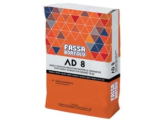 FASSA COLLA PER PIASTRELLE BIANCA IN POLVERE  AD 8- - kg.5 in sacco - 5 pezzi FASSA
