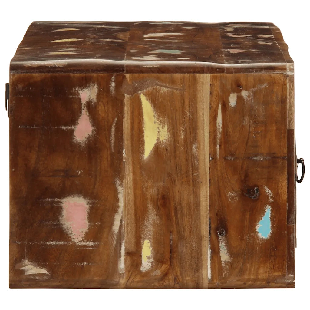 Mobile TV a Parete 100x32x25 cm in Legno Massello di Recupero 4104528