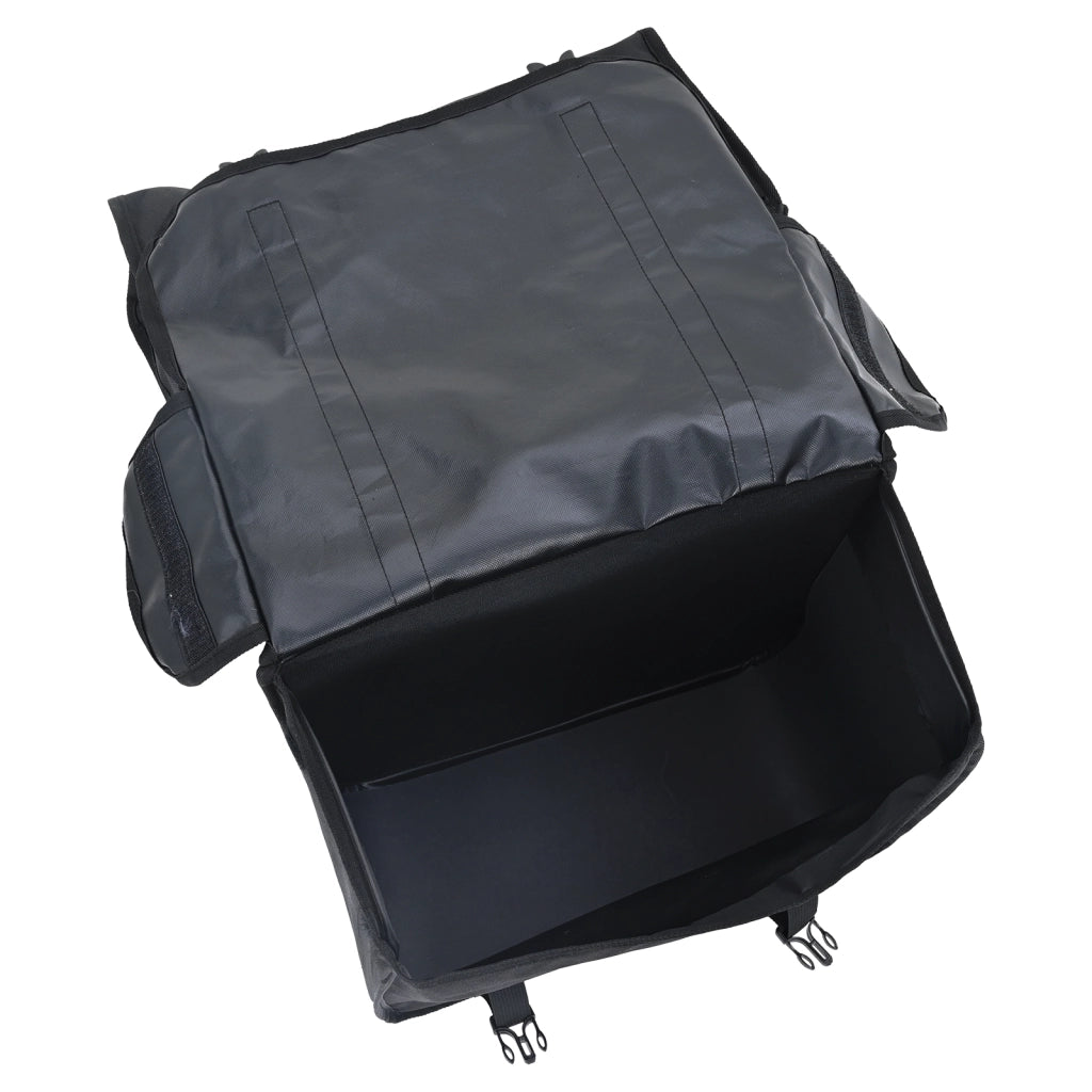 Borsa Pannier per Bicicletta Borse Doppie 35L Grigia