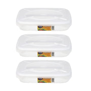 SET 3 CONTENITORI ERMETICI FRIGOBELLA RETTANGOLARI 1.15 LITRI