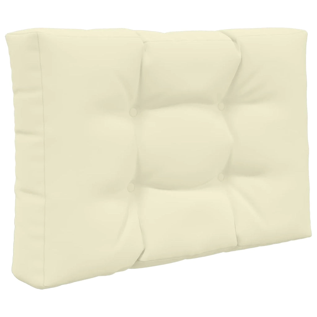 Cuscino per divano da esterno 2 pcs Crema Poliestere