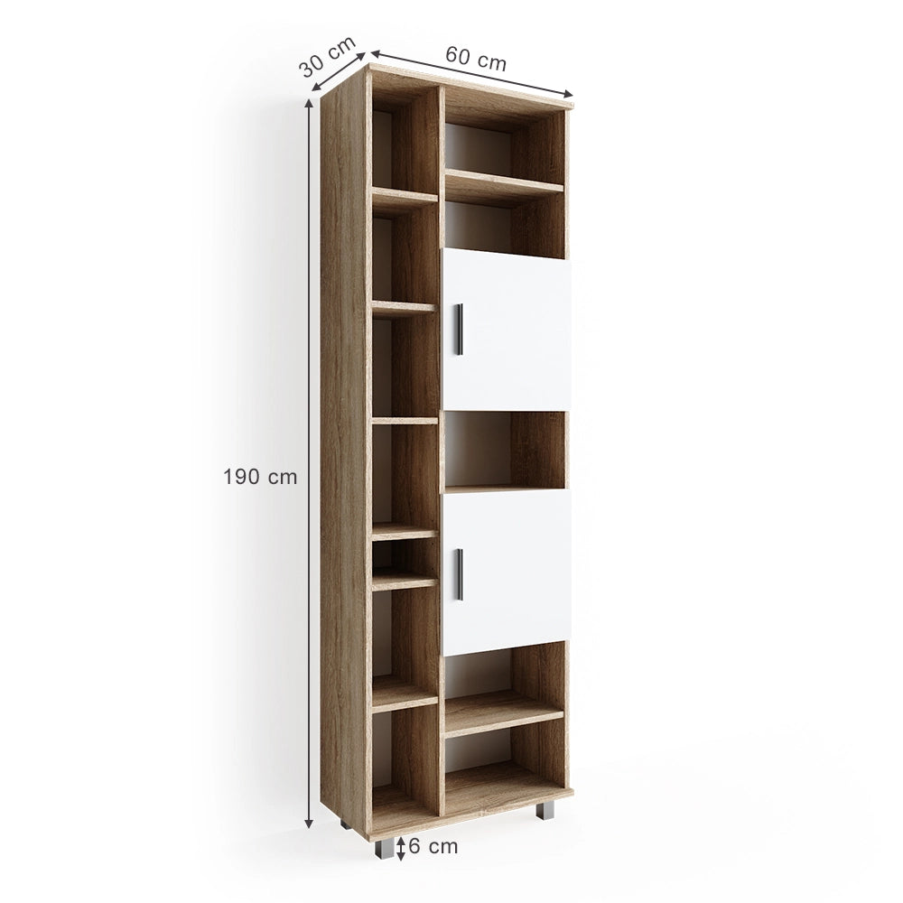 Mobile bagno alto Ilias Bianco/Sonoma 60 x 190 cm Vicco