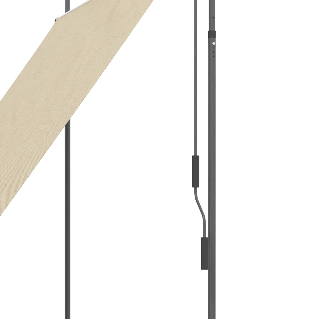 Toldo Retrattile Manuale con Manovella ¨C zephmum ¨C Beige 200x120 cm
