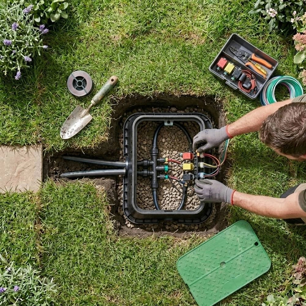 Irritec pozzetto jumbo rettangolare 67x50 per impianti irrigazione