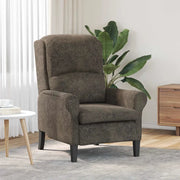 Poltrona-Divano Sedia-Poltroncina Grigio scuro Pelle Sintetica