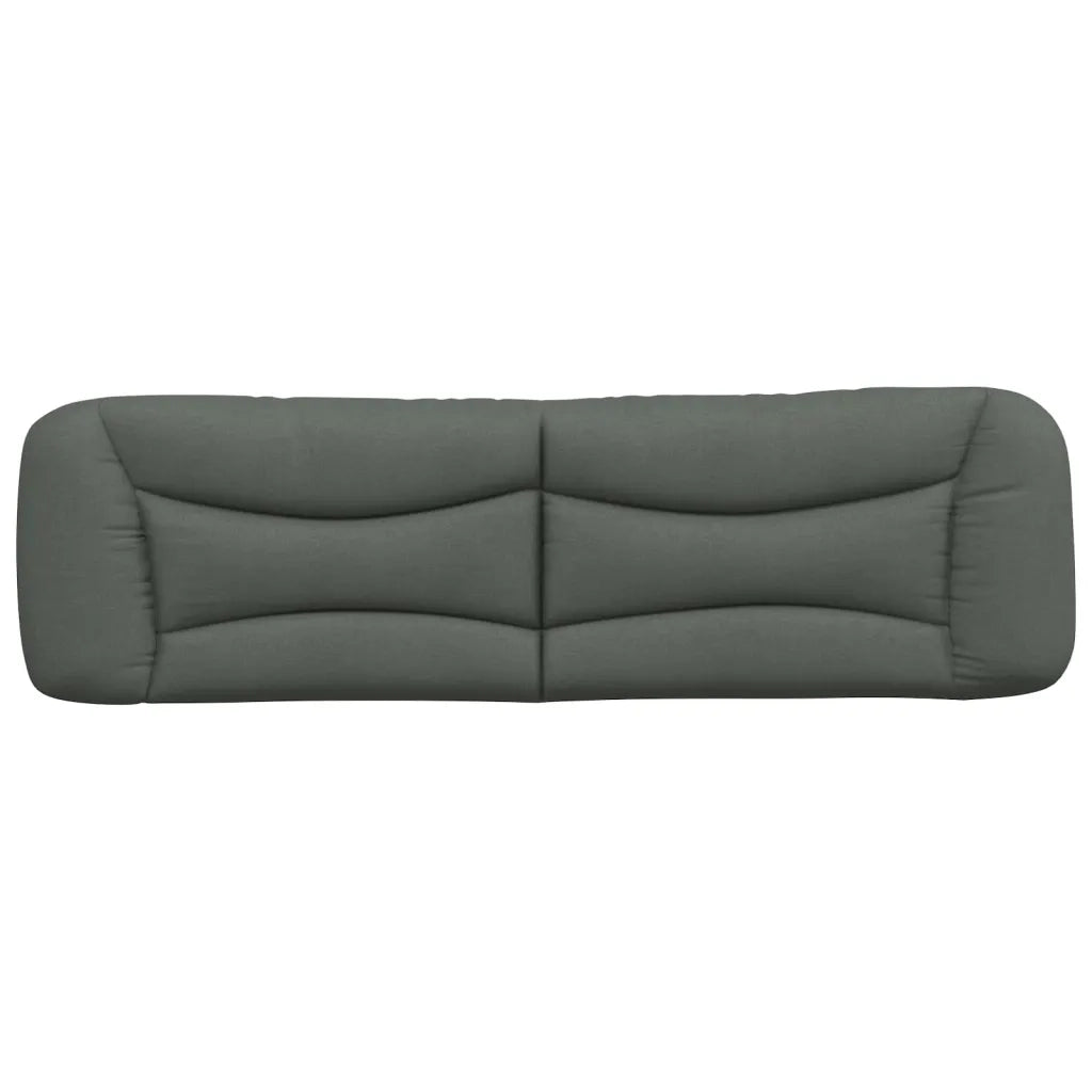 Cuscino Testiera Hvar Grigio Scuro 180 cm in Tessuto CFW8224097