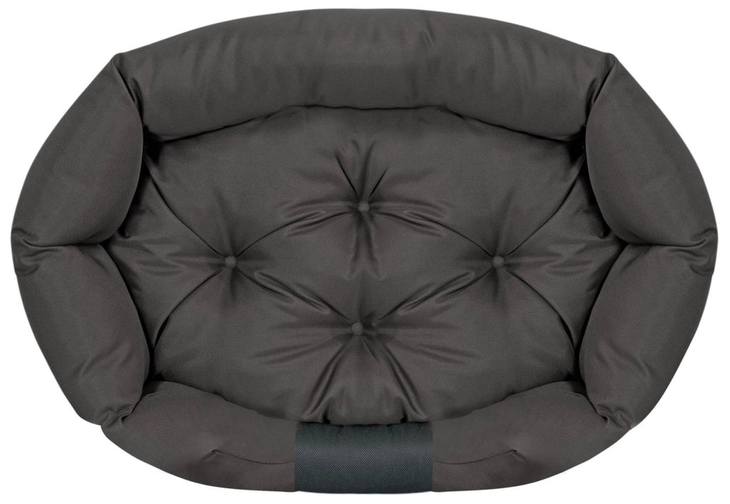 AIO FACTORY Letto per cani 75x50 cm personalizzato impermeabile nero