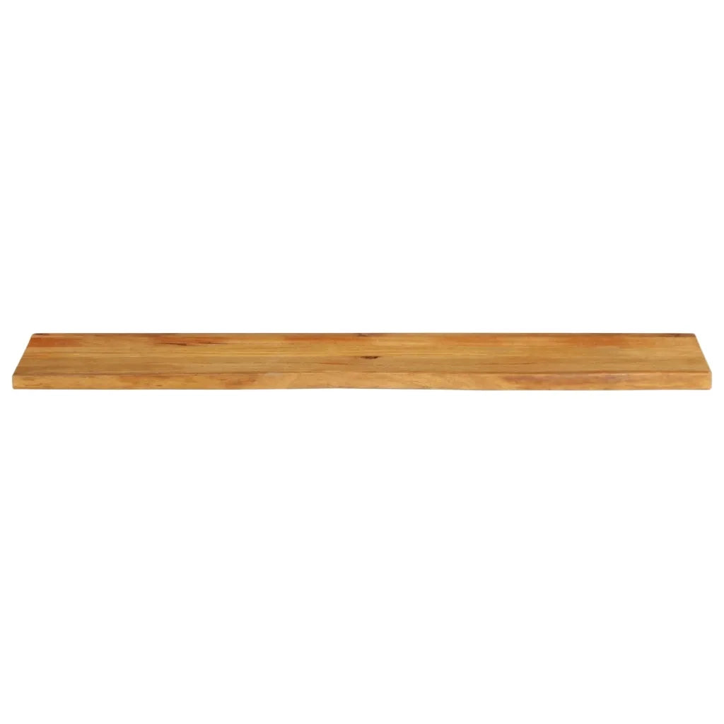 Piano Tavolo Bordi Vivi 160x30x2,5 cm Legno Massello di Mango 370532
