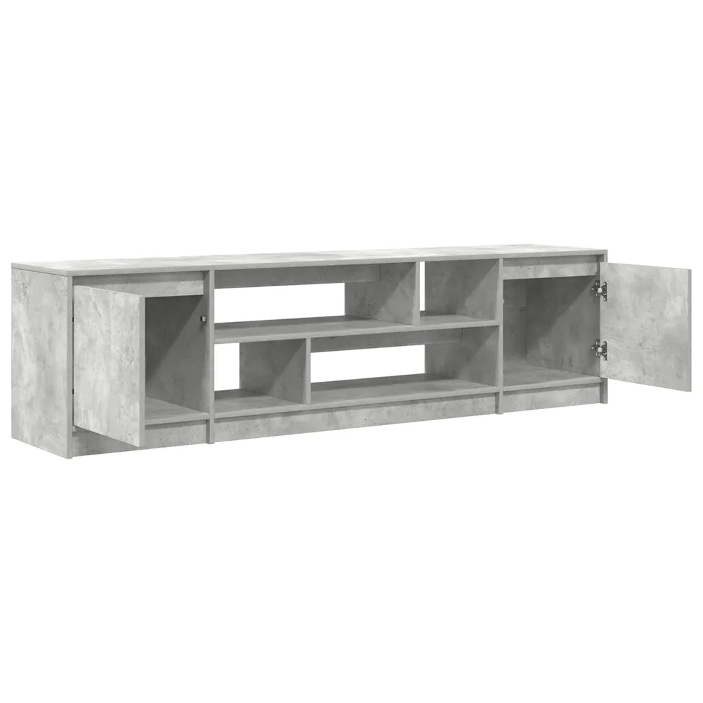 Mobile Porta TV Grigio Cemento 188,5x41x50 cm Legno Multistrato 3328420