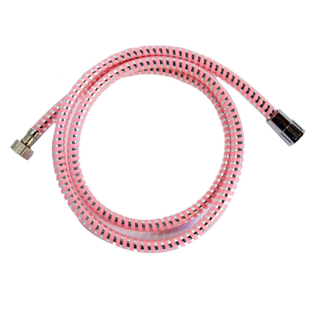Trade Shop - Tubo Flessibile Per Doccia Da 1,5 Mt Laccio In Pvc Colorato Cabina Doccia -