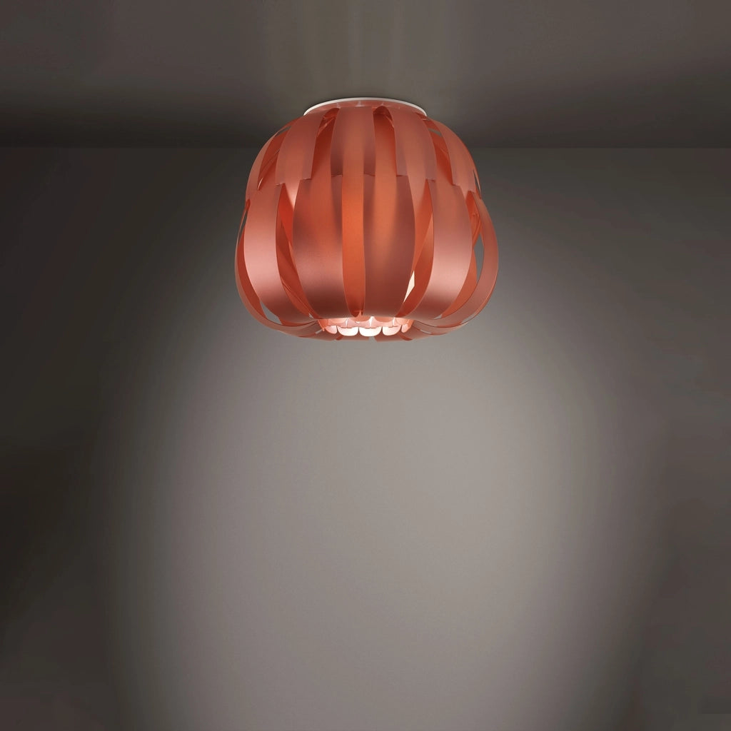 Plafoniera Moderna Queen Polilux ® Rame 1 Luce E27 D42Cm