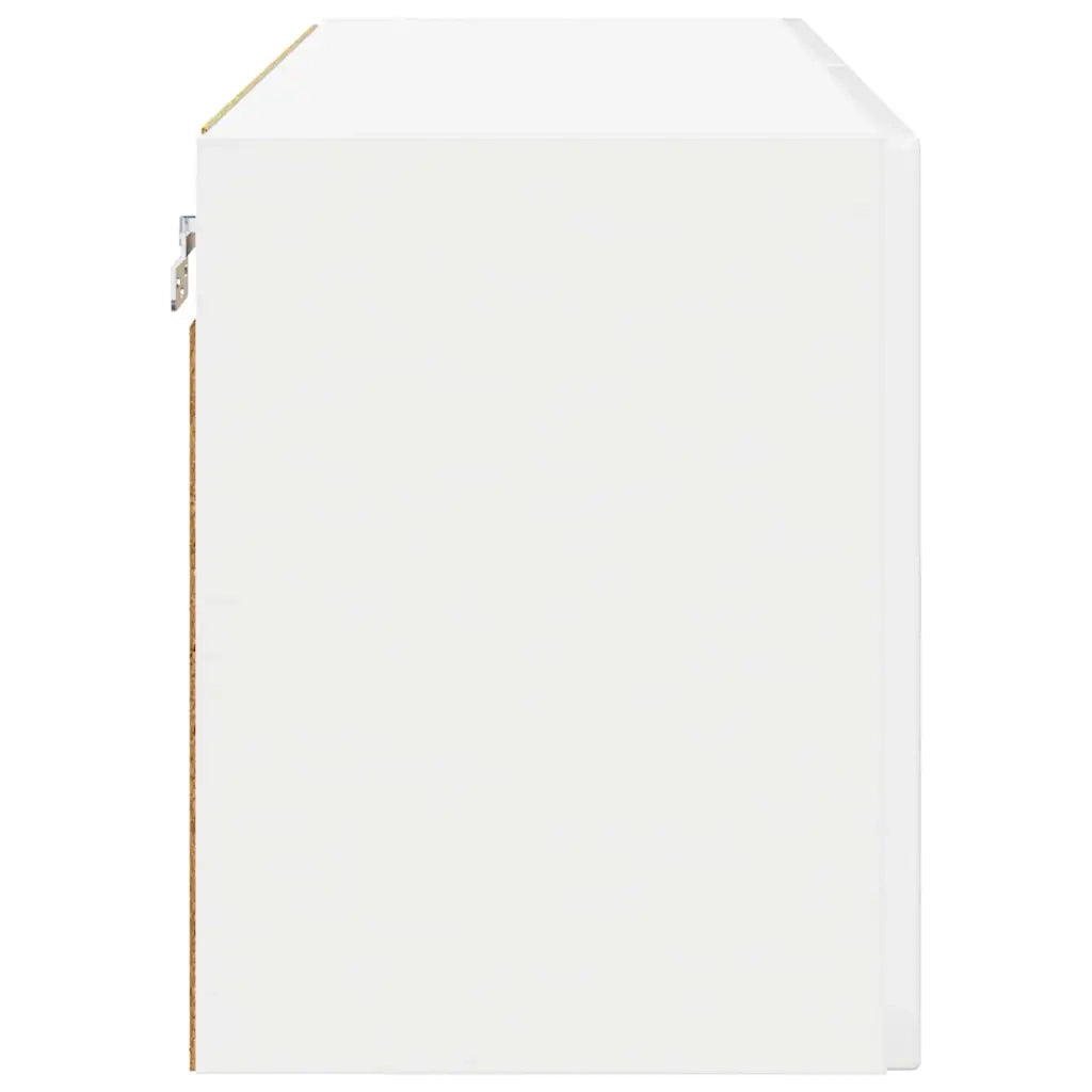 Mobile da cucina con porta 2 pz-Set di 2 Armadio da cucina Bianco Lucido 60 x 31 x 40 cm 440215