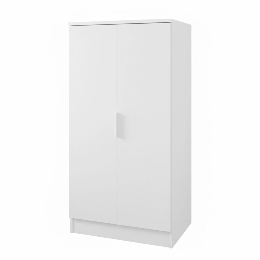 Armadio Multiuso 2 Ante Mobile Porta Scarpe Con 6 Ripiani Estraibili Scarpiera Salvaspazio Per Camera Corridoio Ingresso Ripostiglio Design Moderno Minimal 108 X 55 X 39.6 Cm Bianco