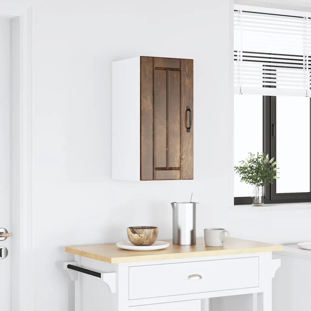 Pensile da Cucina Lucca Rovere Fumo in Legno Multistrato 853782