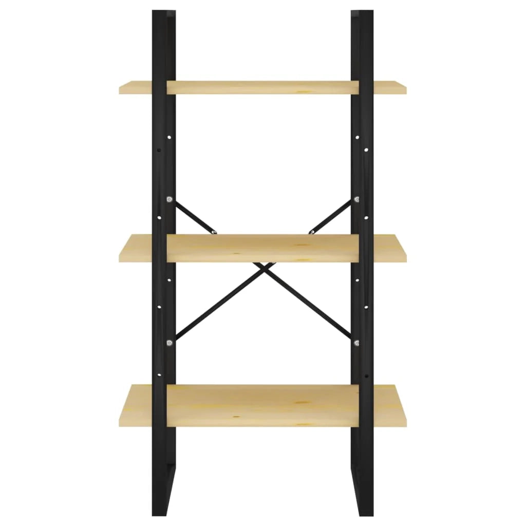 Scaffale portaoggetti 60 x 30 x 105 cm in legno massello di pino 02_0000686