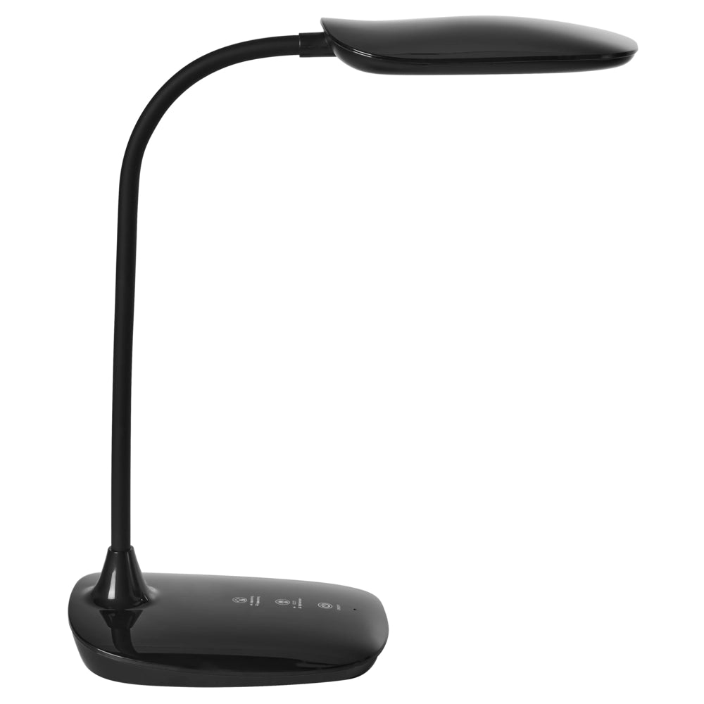 Lampada da scrivania per ufficio Illuminazione da tavolo nera Lampada per computer da lettura Braccio regolabile Funzione CCT Dimmer Stepless
