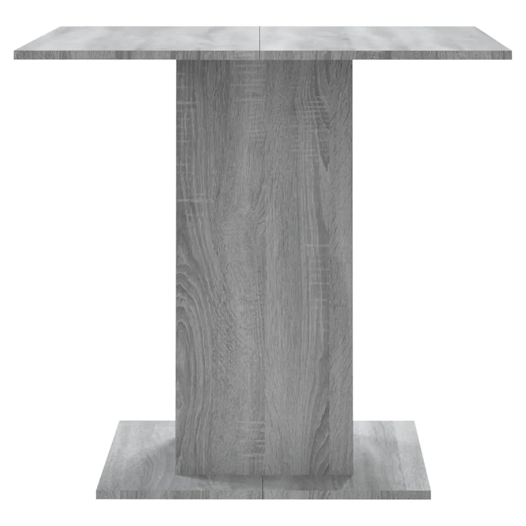 Tavolo da Pranzo grigio sonoma 80x80x75 cm in Legno Multistrato
