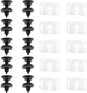 Set di clip per pannelli porta per Audi A4/A6/A8/Q5/TT/R8 - Compatibile con 6Q0868243 - Clip di fissaggio per montaggio shockassorbente - Sostituzione diretta per vecchi clip - Parte di ricambio - 10 pezzi