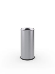 Pattumiera a Bidone Ø 35x71 cm 1 Scomparto 70 L in Acciaio Inox Satinato