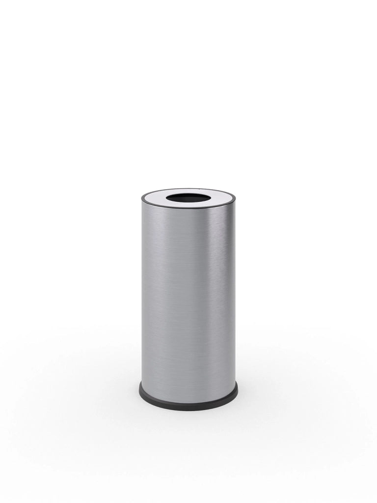 Pattumiera a Bidone Ø 35x71 cm 1 Scomparto 70 L in Acciaio Inox Satinato