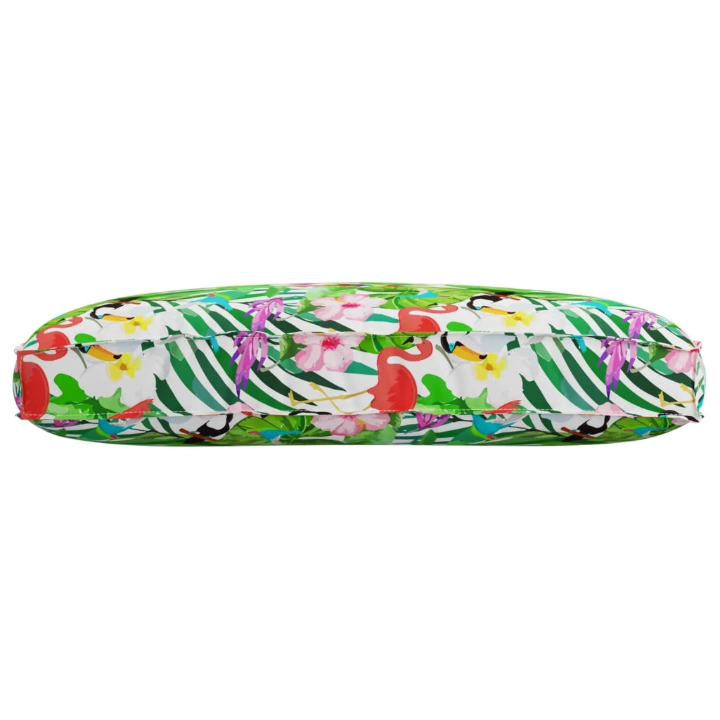 Cuscino Floreale Multicolore 120 x 80 x 12 cm Tessuto Oxford 42001577