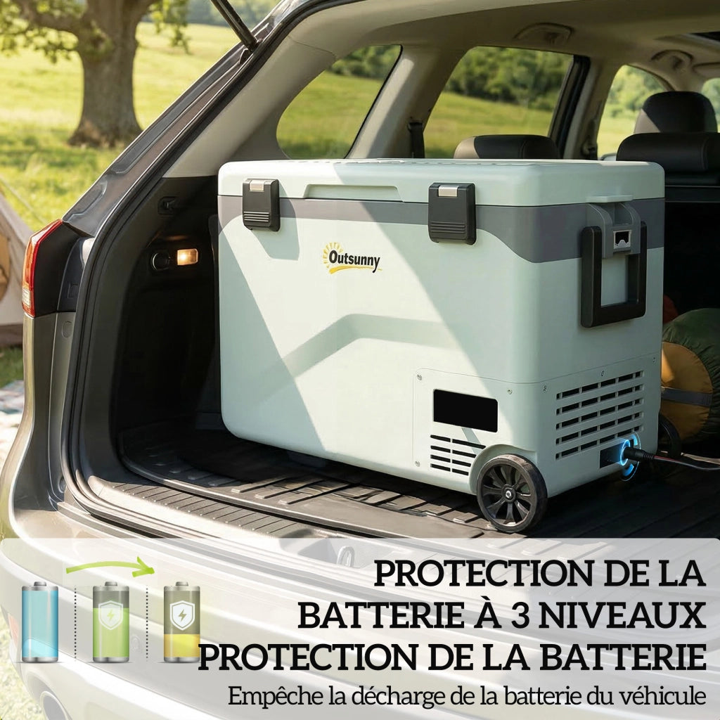 Frigorifero da Viaggio 42,5 L ¨C zephmum ¨C Verde, con App, -20¡ãC a 20¡ãC