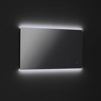 Specchio con Lampada a LED in 90x2,5x60cm TFT Rob Trasparente