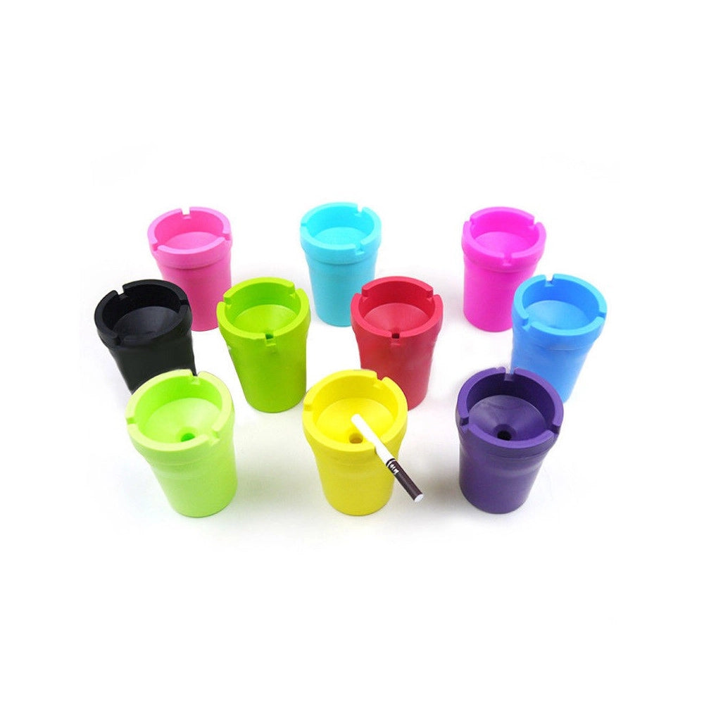 Trade Shop - Set 12 Pezzi Posacenere Mangia Sigaretta No Fumo Odori Posa Cenere Plastica -