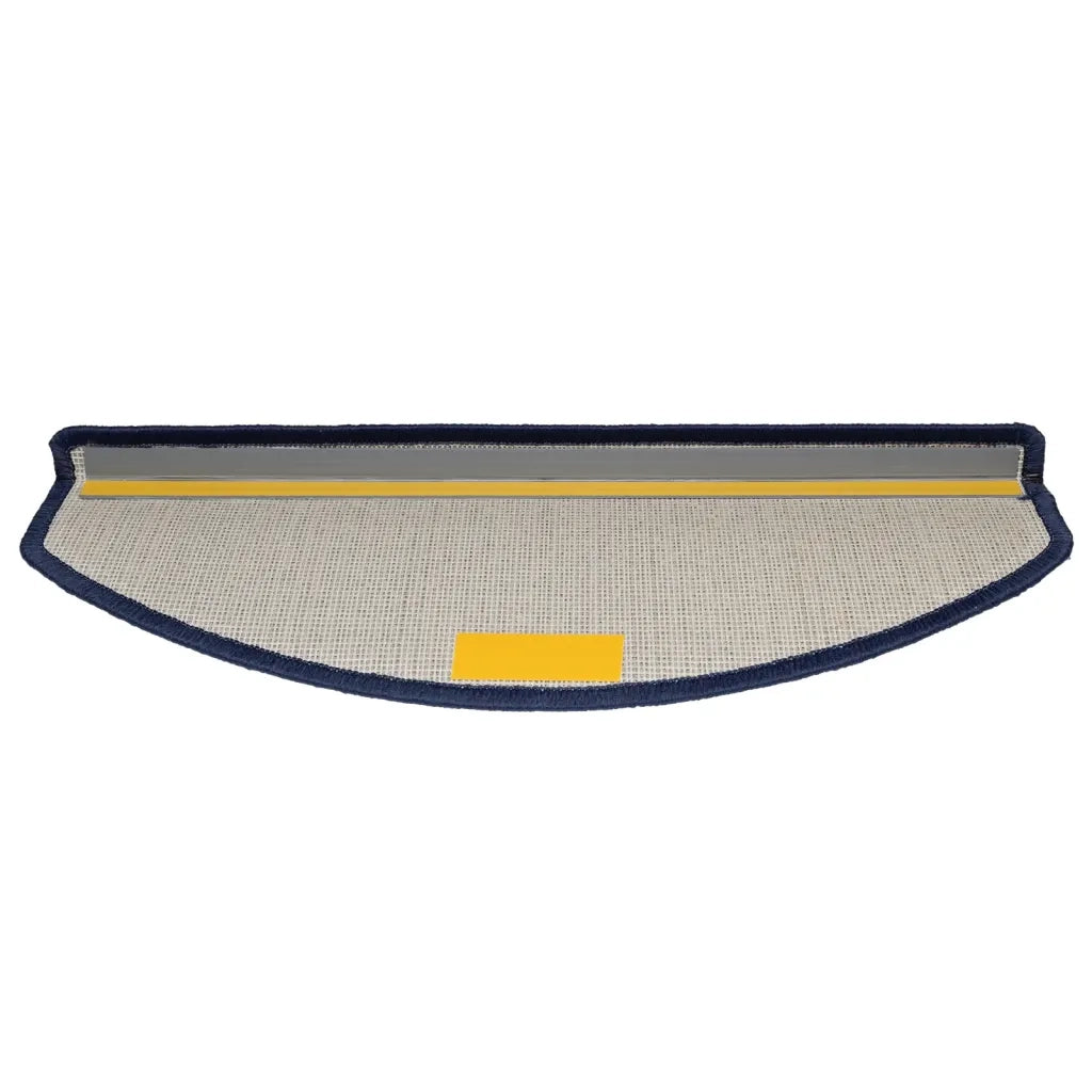 vidaXL Tappetini per scale 10 pz 65x24x4 cm Blu Semicircolari Grandi