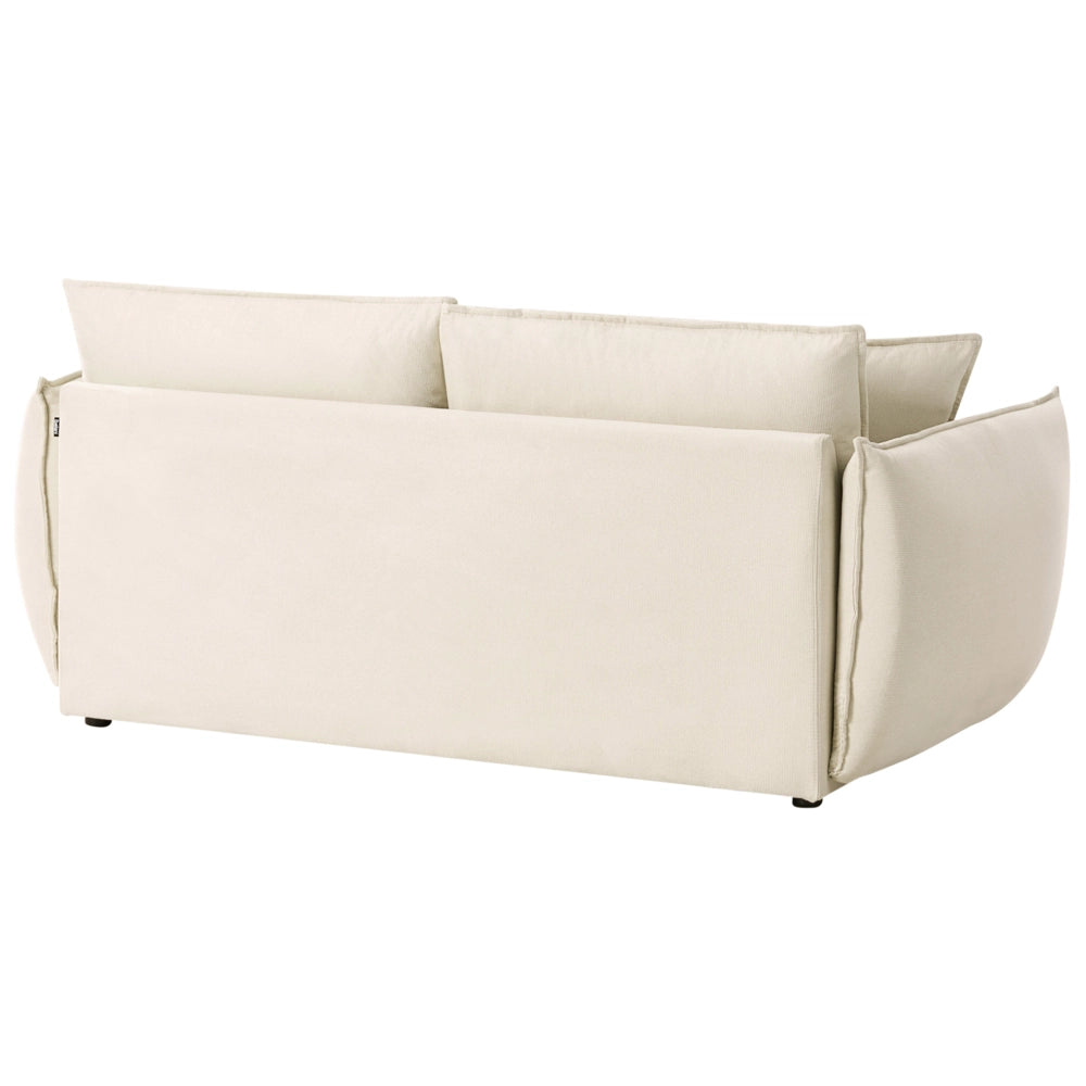 Set da salotto in tessuto Seduta bassa e profonda Schienale imbottito Accogliente Moderno 5 posti Beige chiaro Moderno Accogliente