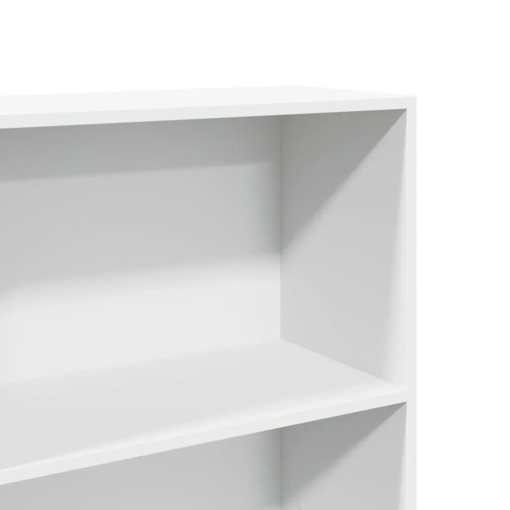 vidaXL Libreria Bianca 60x30x152 cm in Legno Multistrato