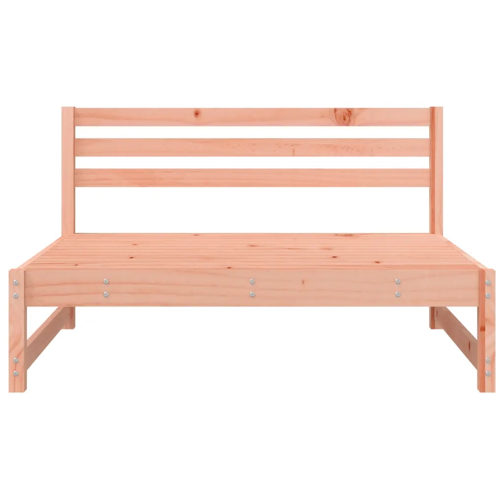 Divano componibile-Divani Centrali Giardino 2pz 120x80cm Legno Massello Douglas