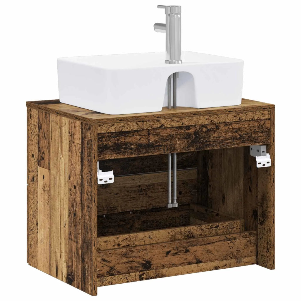Set di mobili per il bagno Legno antico Legno ingegnerizzato 3404388
