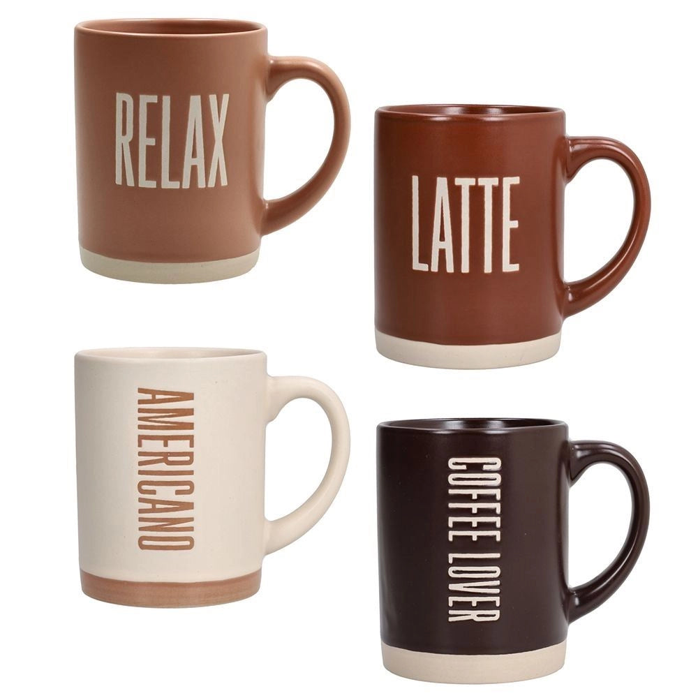 Set 4 Pezzi Tazze Tazzoni Latte Mug Cindy Barista 450 cc Tognana