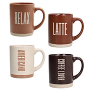 Set 4 Pezzi Tazze Tazzoni Latte Mug Cindy Barista 450 cc Tognana