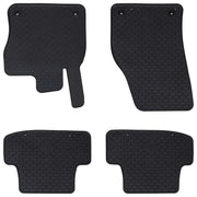 Tappetino per Auto 4 pcs Nero adatto per AUDI Q2 2017 Gomma 42029116