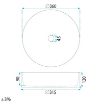 Lavabo Da Appoggio Rea Stefania Fiori