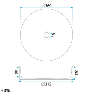 Lavabo Da Appoggio Rea Stefania Fiori