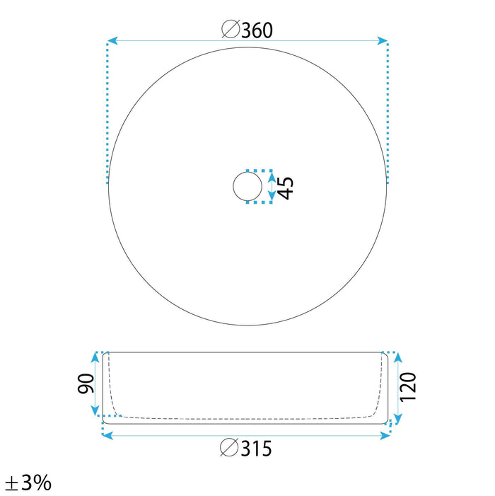 Lavabo Da Appoggio Rea Stefania Fiori