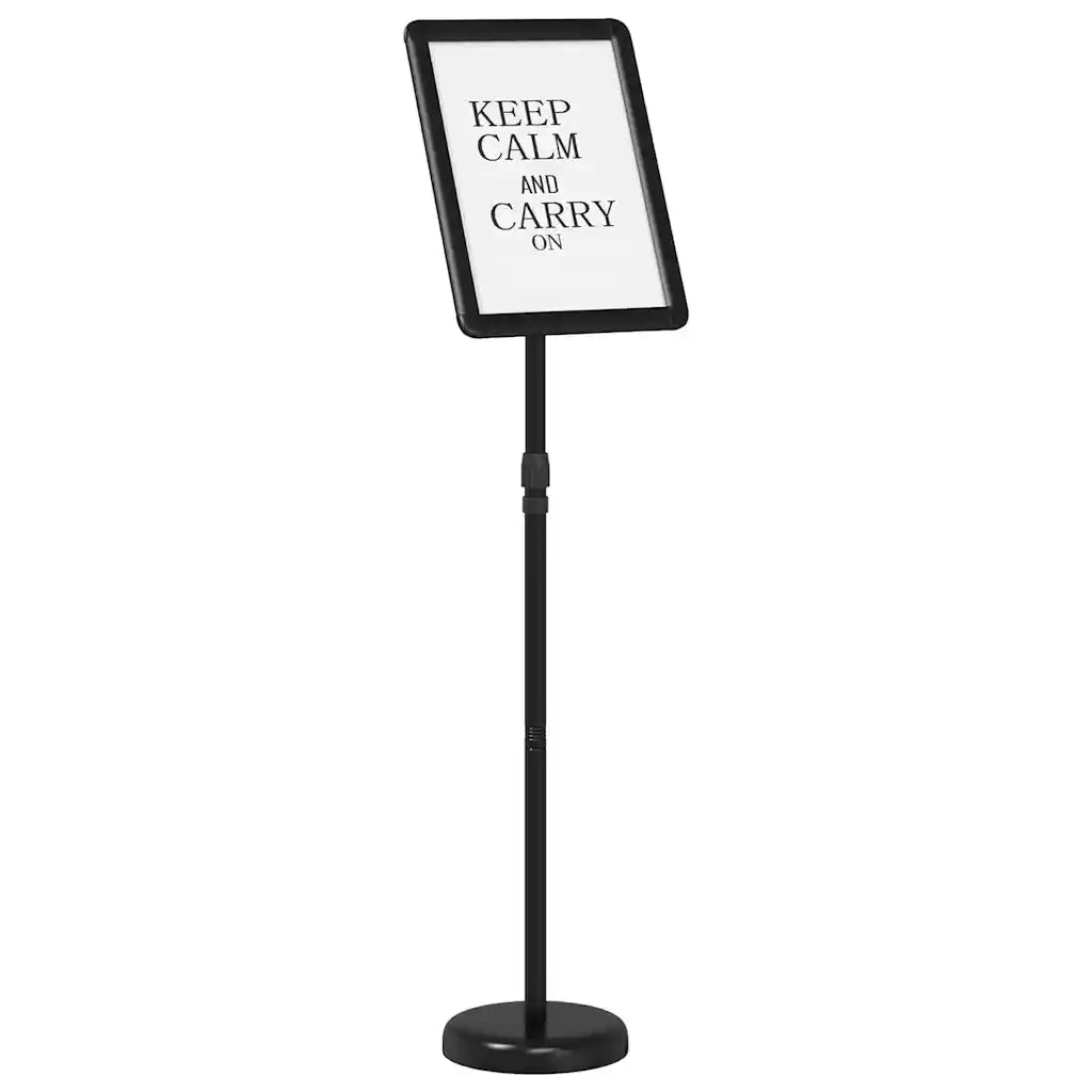 Espositori per Fiere Nero 30 x 25 x 128 cm Alluminio CFW3902294
