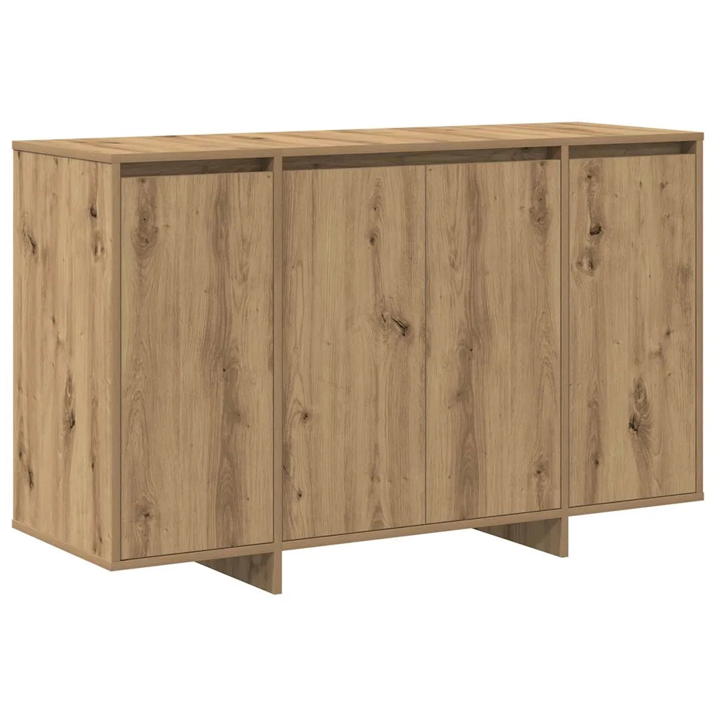 Credenza | Madia | Buffet da pranzo | Armadio da pranzo rovere artigianale 120 x 41 x 75 cm Legno multistrato