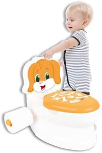 Vasino Educativo per Bambini 27x41x45 cm con Suono Sciacquone WC Cane