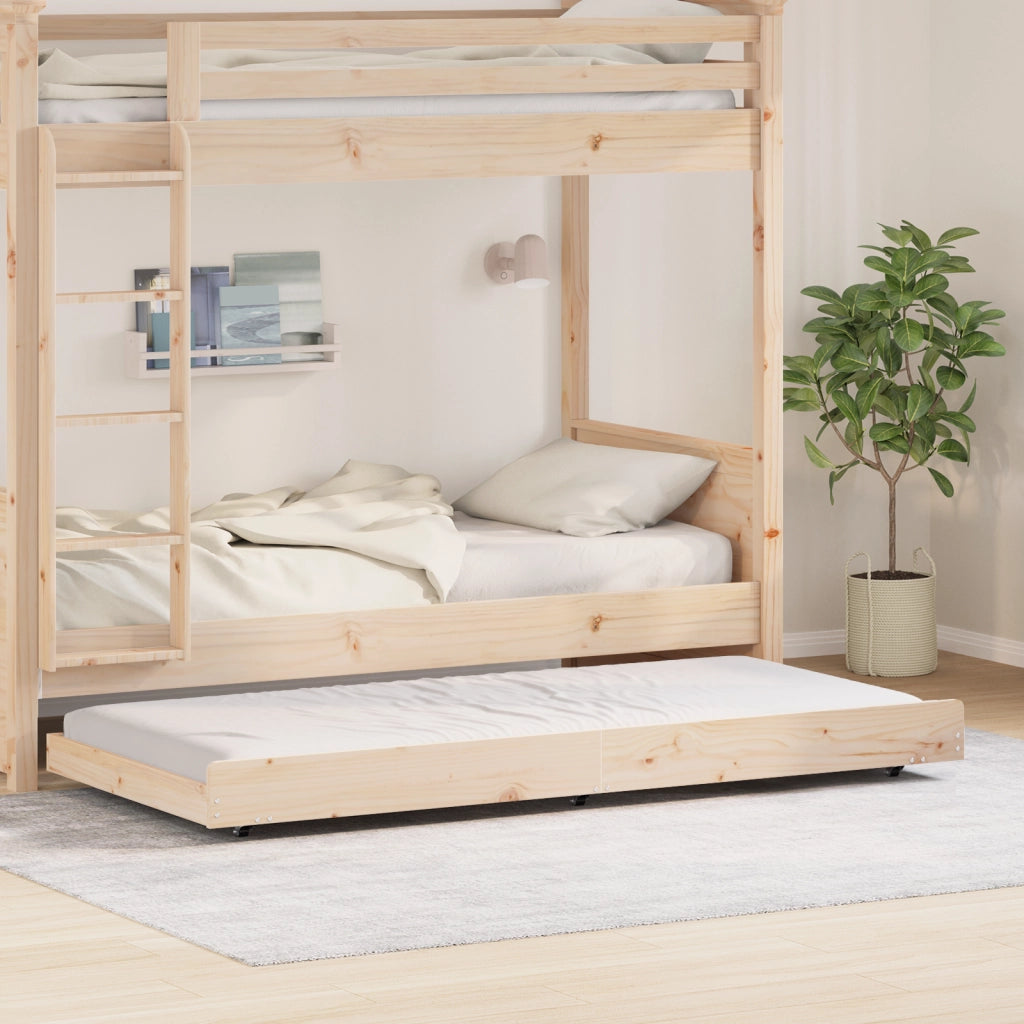 Letto Naturale Legno massello di pino 80 x 200 cm Durevole
